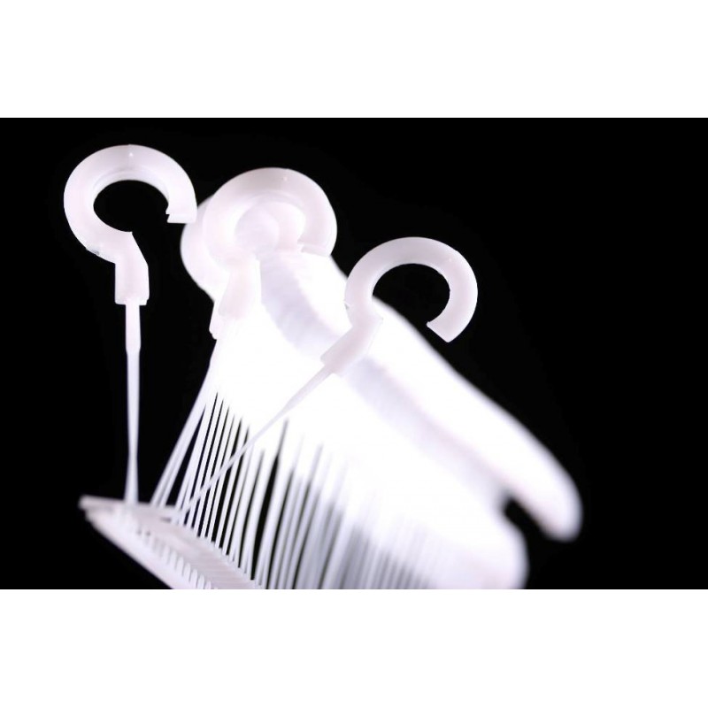 Clothing label holder with plastic hook - Etigo