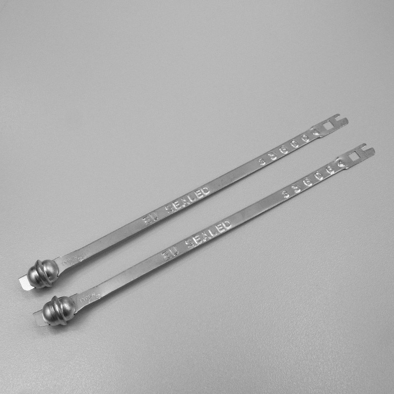 Rolled edged Tyden seal - Rolled edged tin plated seals preventing cuttings while handling them - This metallic seal fas a doubl