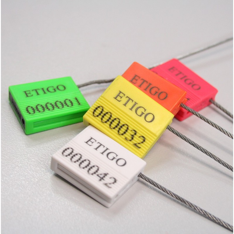 Scellé de sécurité à câble métallique Flexseal - Etigo