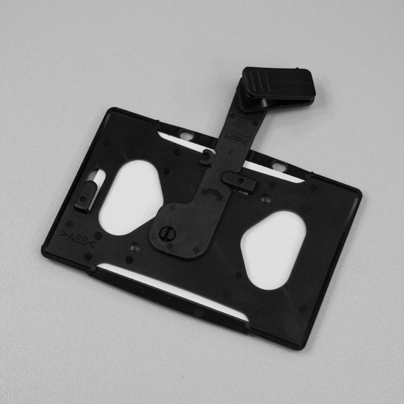 Porta placa rígida con pinza de cocodrilo - Etigo