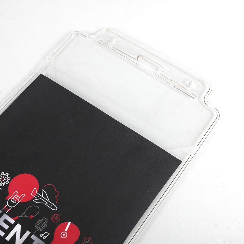 100x165 mm vinyl badge holders - Badge holders