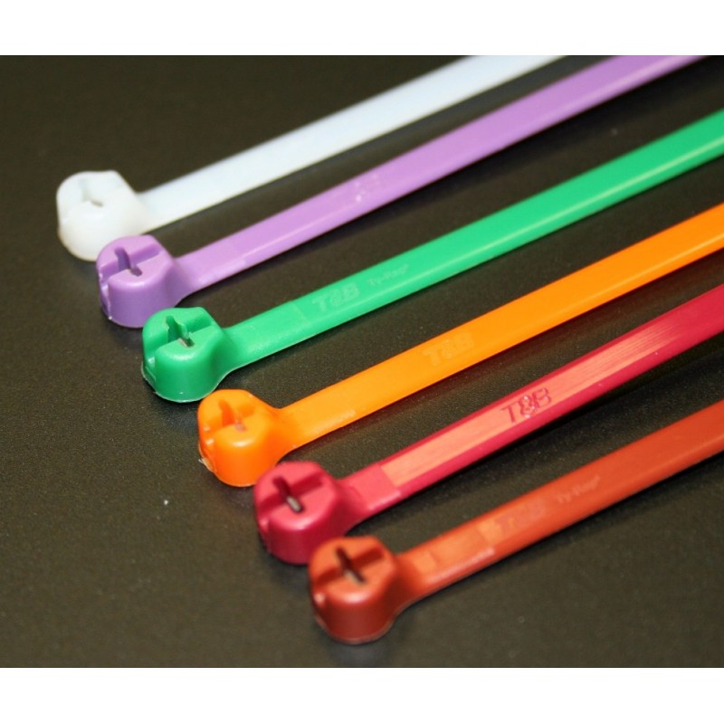 Bridas de PA con inserte metalico 2.4 mm de ancho