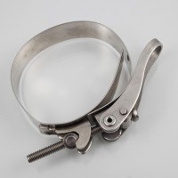 Collier de serrage an acier inoxydable avec cage à vis basculante au  diamètre - MCA