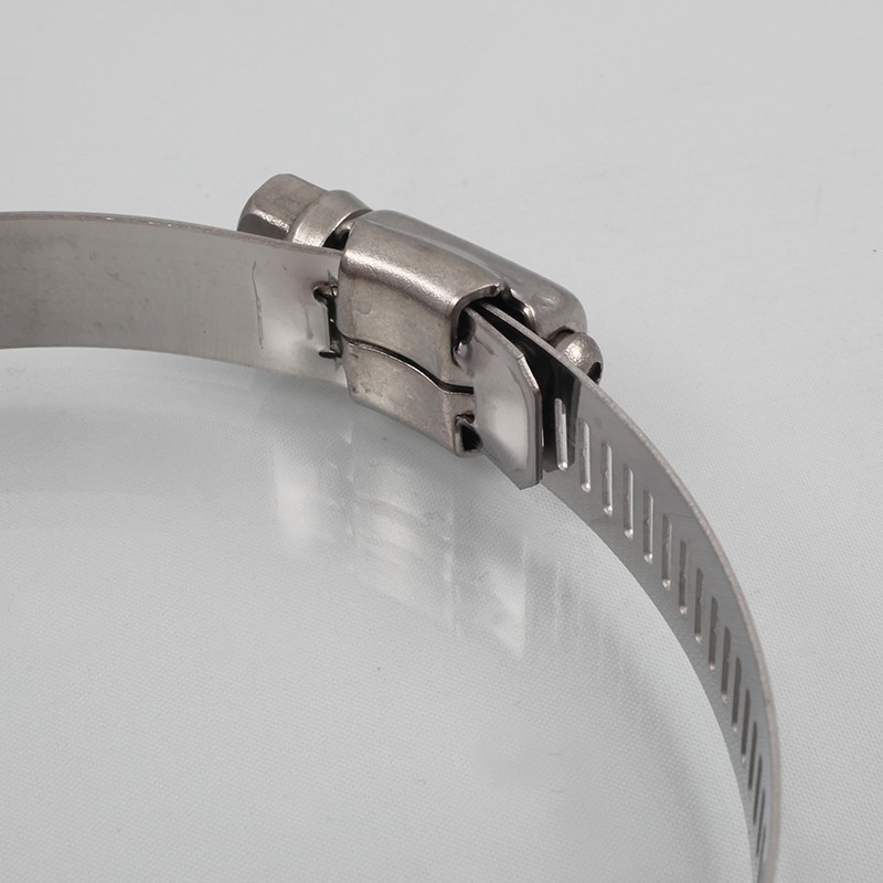 Hose clamps with perforated band - Metallic ties