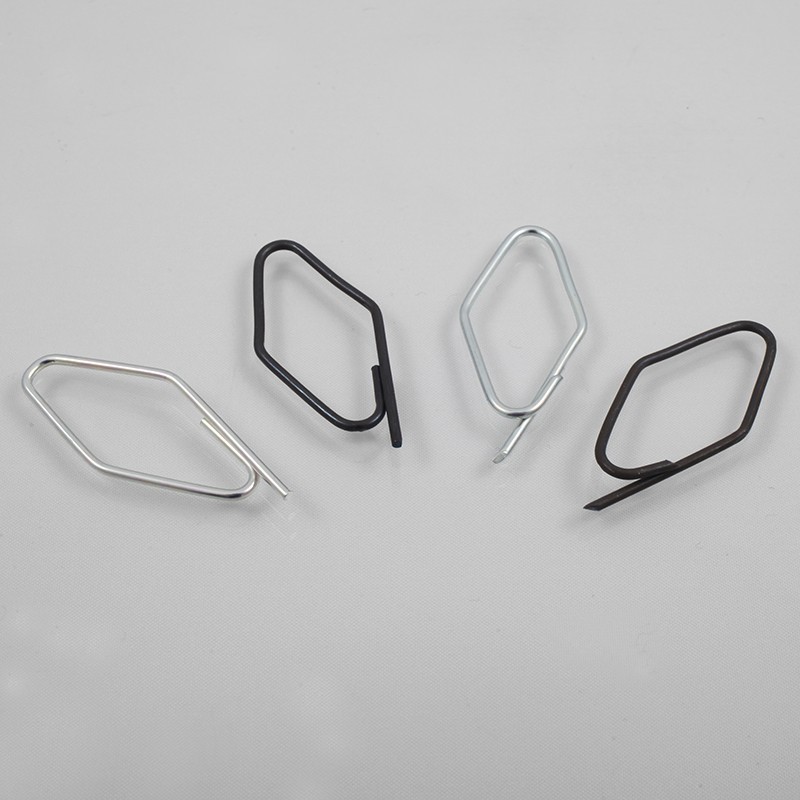 Metallic label hanger - Hanging hooks