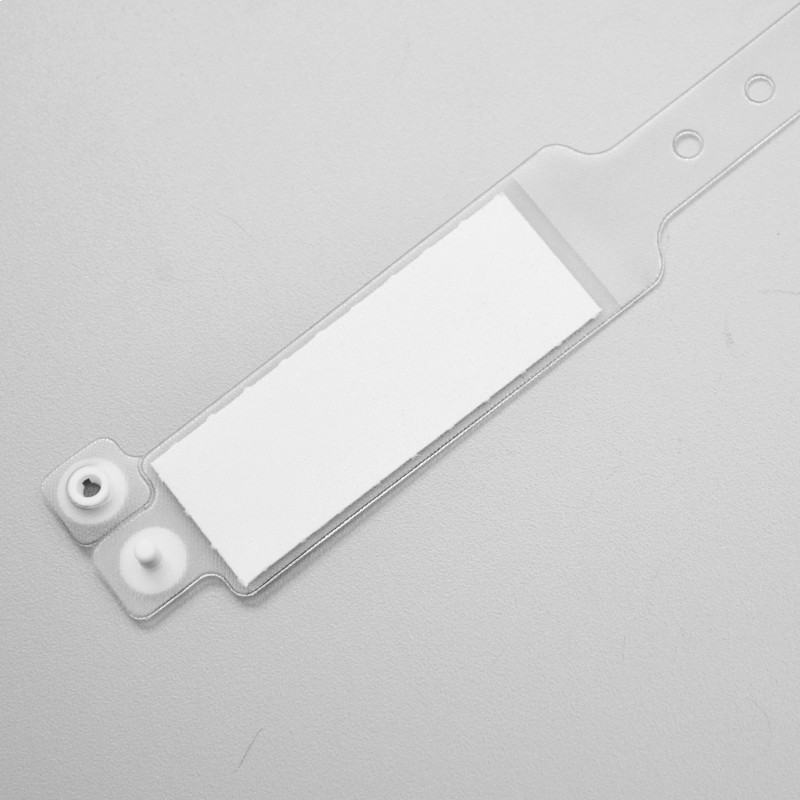 Hospital wristbands with label - Hospital wristbands
