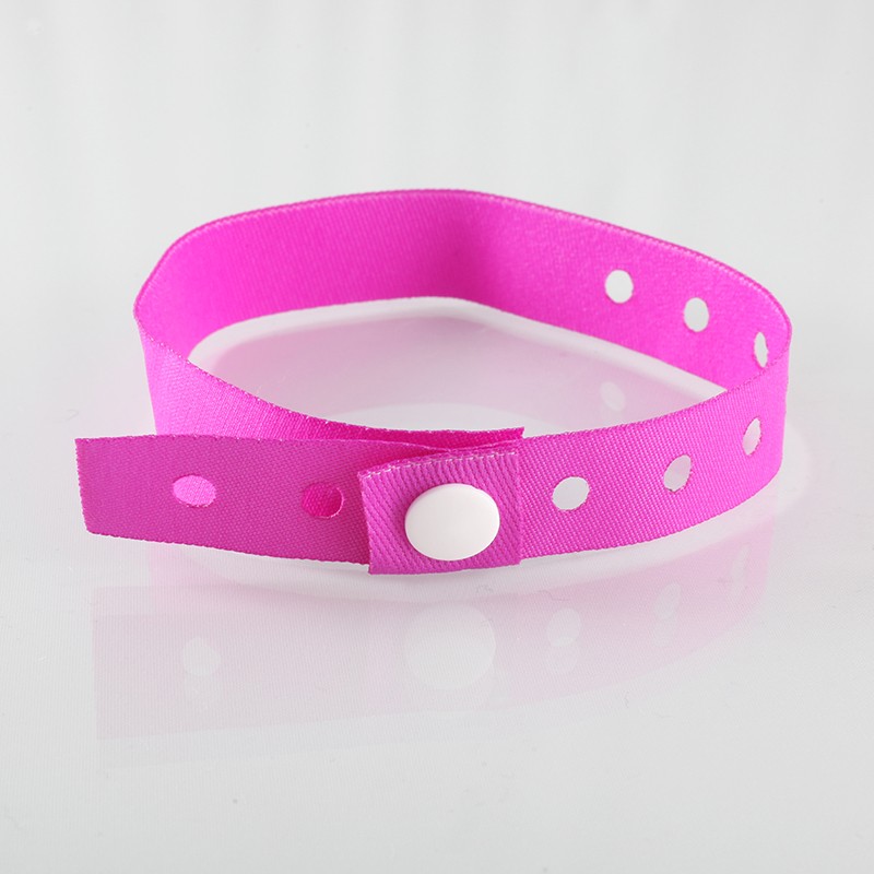 Pulsera de tela para eventos personalizada tamaño grande| Etigo