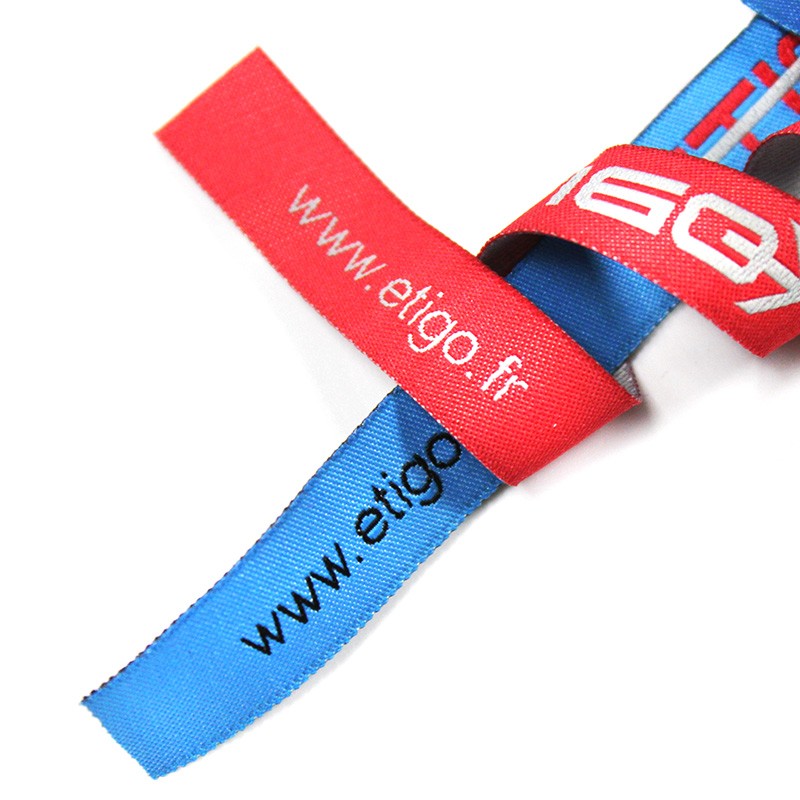 Bracelet tissu personnalisé sans fermoir / événementiel | Etigo