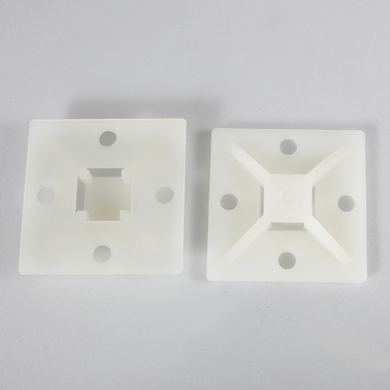 Square tie mounts 1 or 2 ways - Embases