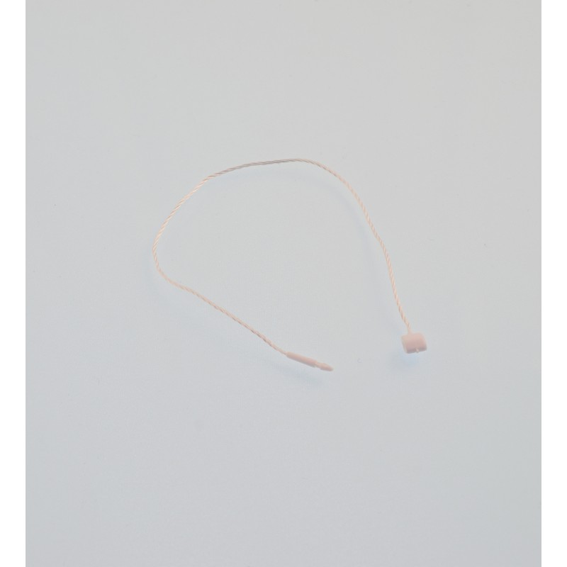 Manual label attachment: coloured fabric cord - Etigo