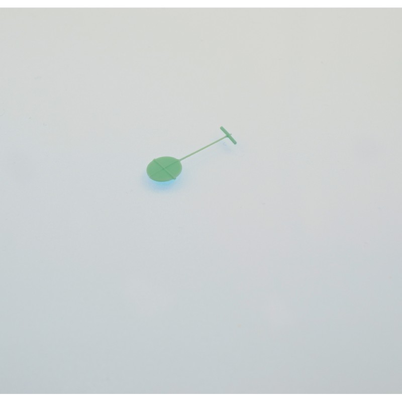 Attache etiquette vetement pour pistolet textile : coloris vert