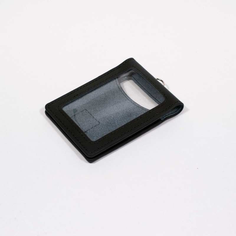 Leather badge holder