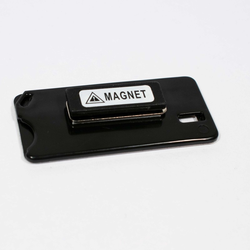 Porte-nom PVC 75x35mm, personnalisable - Etigo