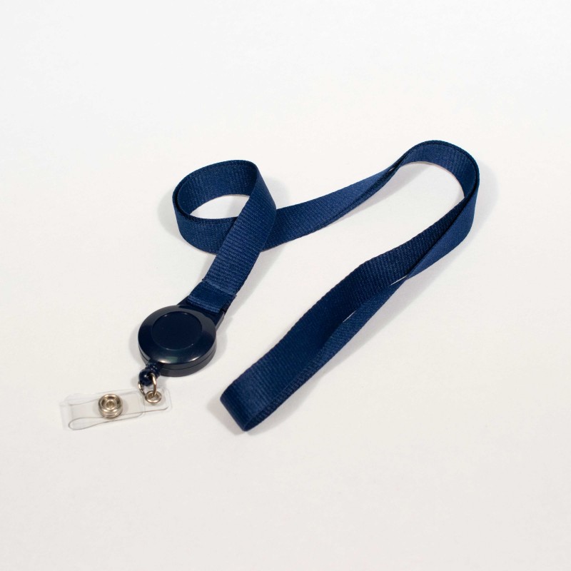 Tour de cou vierge et ZIP avec lanière pression clip - Etigo