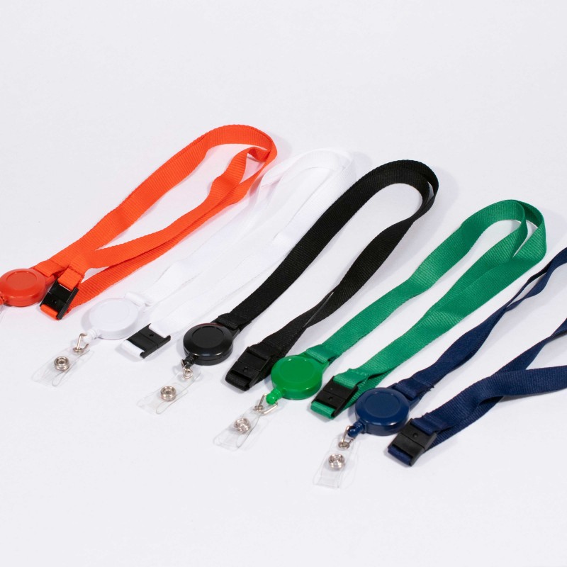 Tour de cou - ZIP avec lanière pression clip + anti étranglement