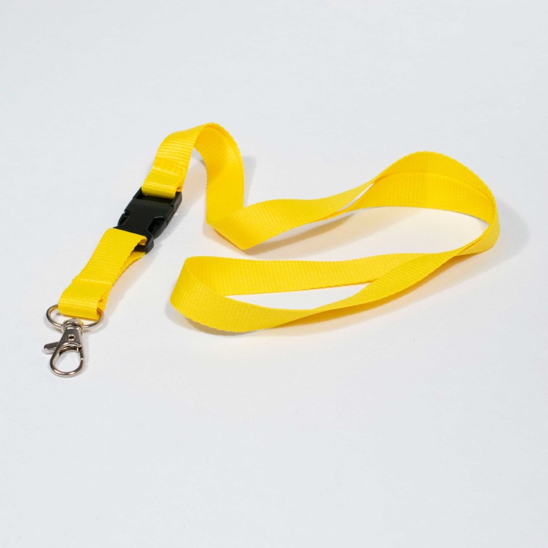Standard Carabiner Blank Lanyard + Detachable Buckle