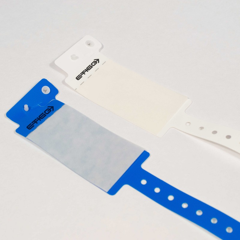 Bracelet adulte hôpital à rabat personnalisable