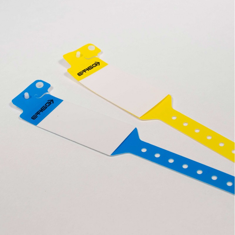 Bracelet adulte hôpital à rabat personnalisable