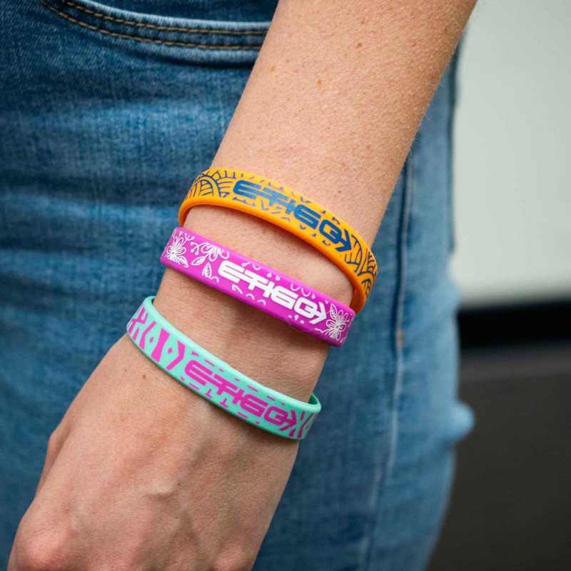 Pulsera silicona, pulsera personalizable, reutilizable