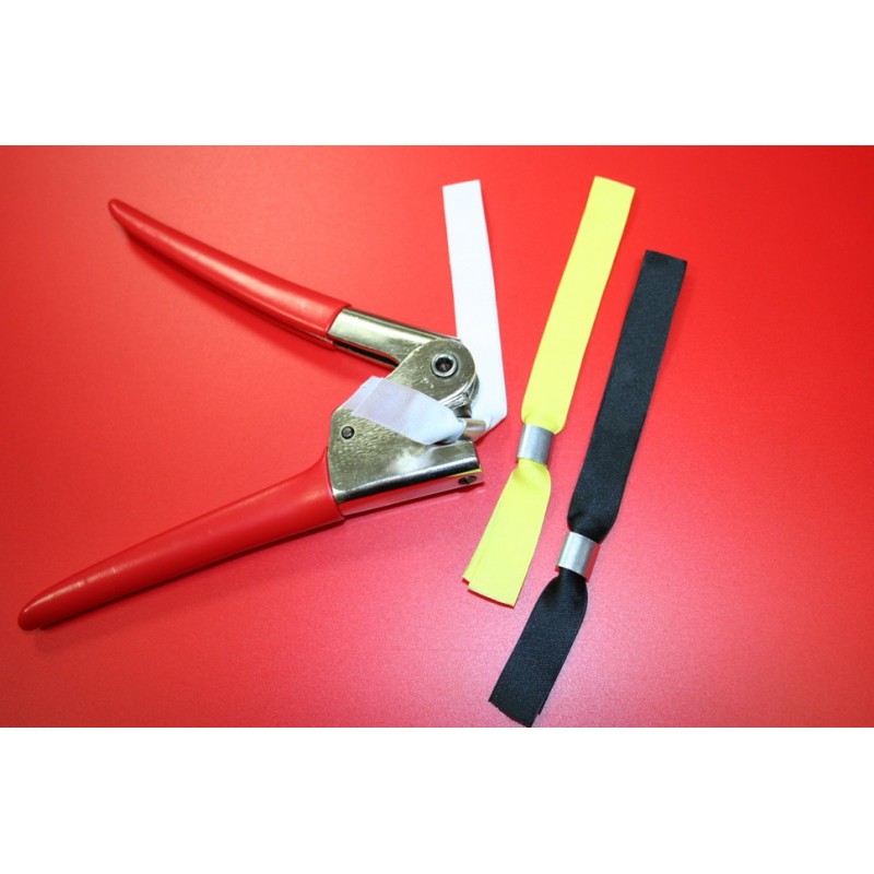 Pulseras de tela - pulsera con anillo