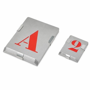Stencils, 10 digits or 26 letters, identification items, Etigo