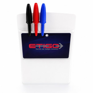 Pen holder and badge holder for blouse | Etigo
