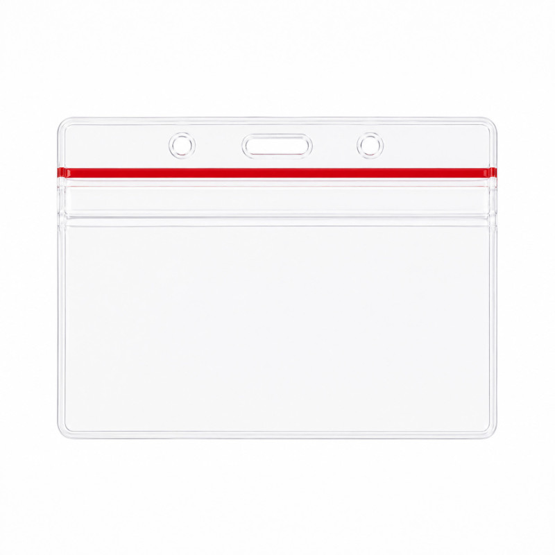 Porte badge souple avec rabat de protection : format cb | Etigo