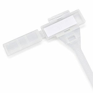 Collier de serrage plastique réutilisable avec platine ouvrable