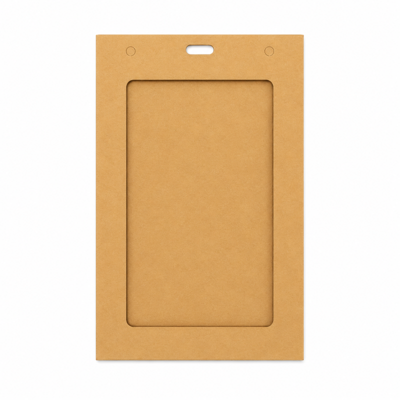 Porte badge kraft au format A6 écologique - Etigo