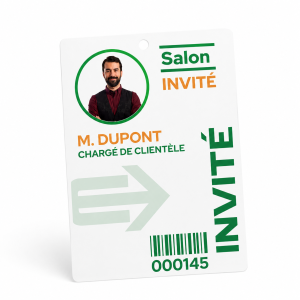 Porte badge eco-plast indéchirable