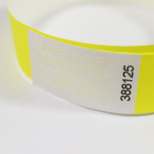 Tyvek event wristband with adhesive closure | Etigo