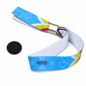 Pulsera rfid - pulsra tela perrsonalizada