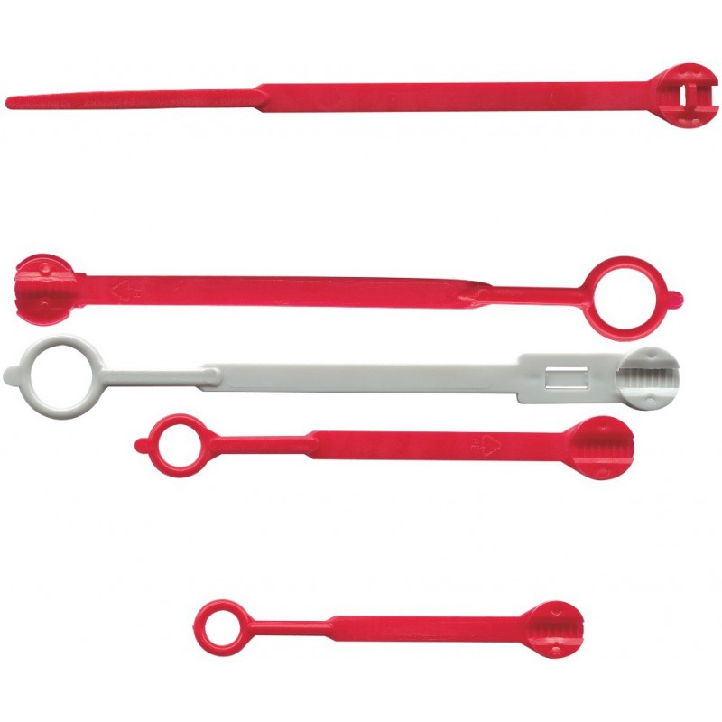 Attache en polyéthylène: double clip - Etigo