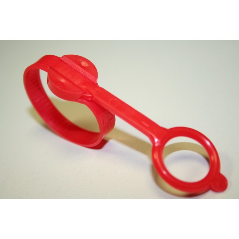 Attache en polyéthylène: double clip - Etigo