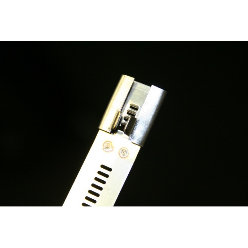 Stainless steel link - Steel clamp - Etigo