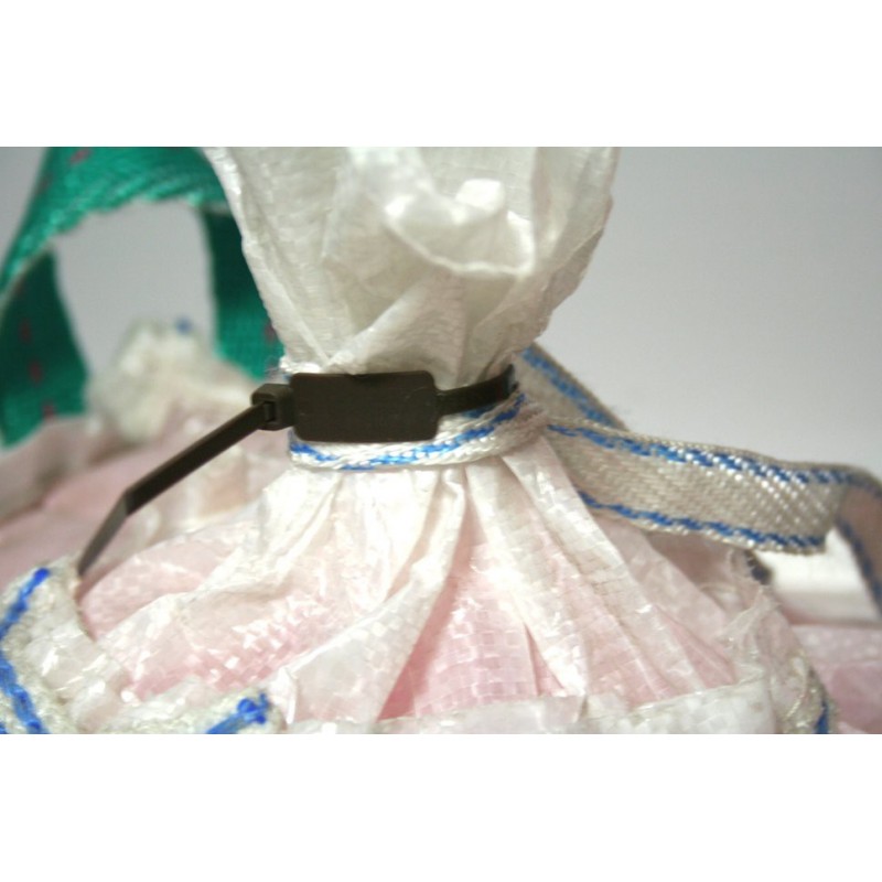 Collier de serrage plastique avec platine d'identification