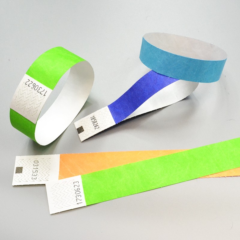 Pulsera Tyvek para eventos con cierre adhesivo | Etigo