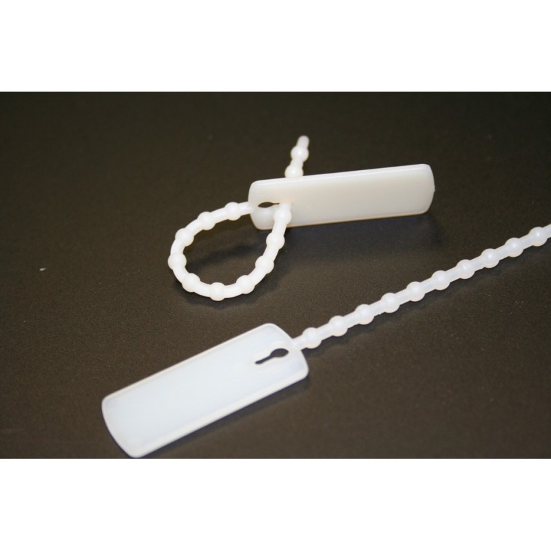 Lien plastique réutilisable avec platine d'identification - Etigo