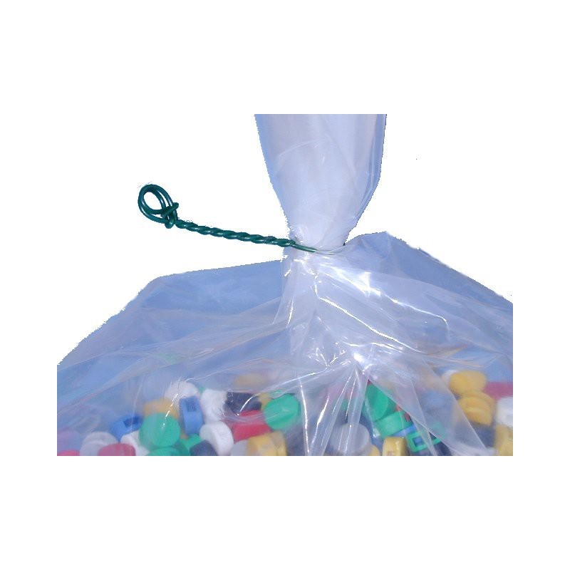 2-loop plastic ties - Metal clamp - Etigo