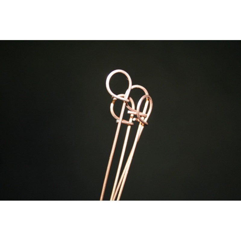 Wire ties -  These coppered ties are ideal to close bags - Metallic ties