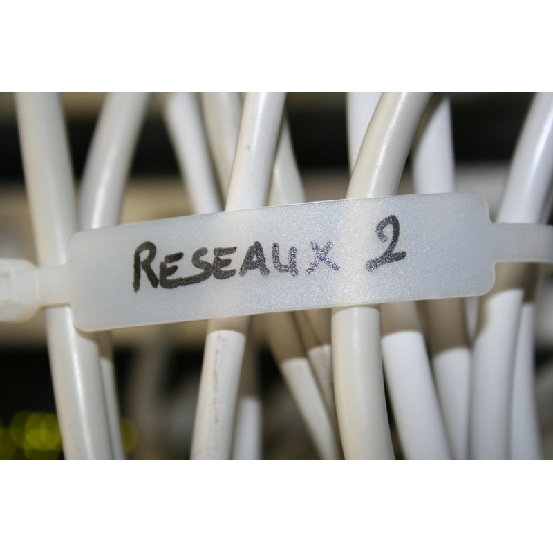 Large marker ties - Marker ties with a big tag - identification - Label tags