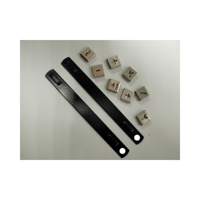 Lettres, chiffres, symboles d'identification inox - Etigo