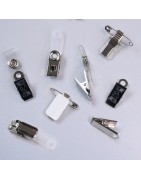 Hanging clips for badges